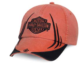 http://www.adventureharley.com/harley-davidson-mens-baseball-cap-orange