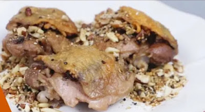 Keto Dukkah Nut Spice Coated Chicken Thighs Recipe