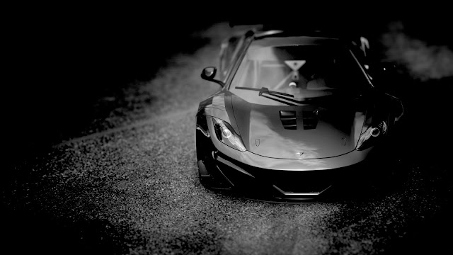 Mclaren mp4 monochrome HD Wallpaper