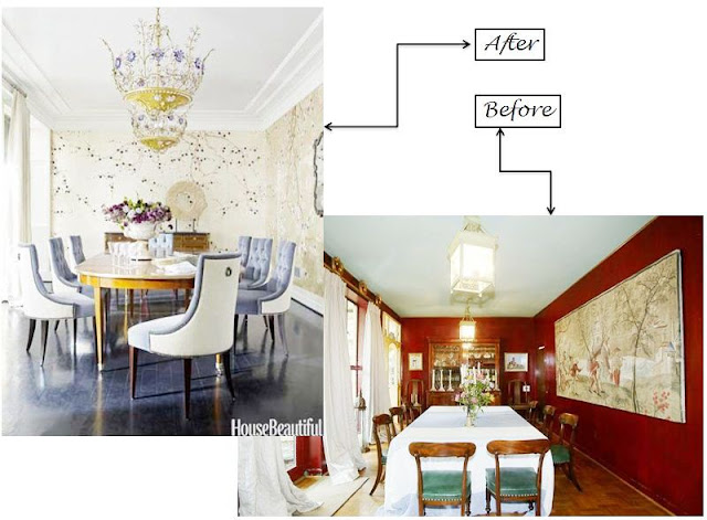 Dining Room Before and After