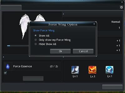 How to Hide and Show the Force Wings