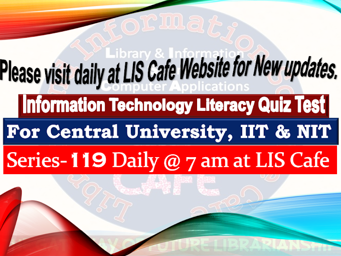 Daily Information Technology (Series-119) Literacy Quiz Test in English: Daily @7 am