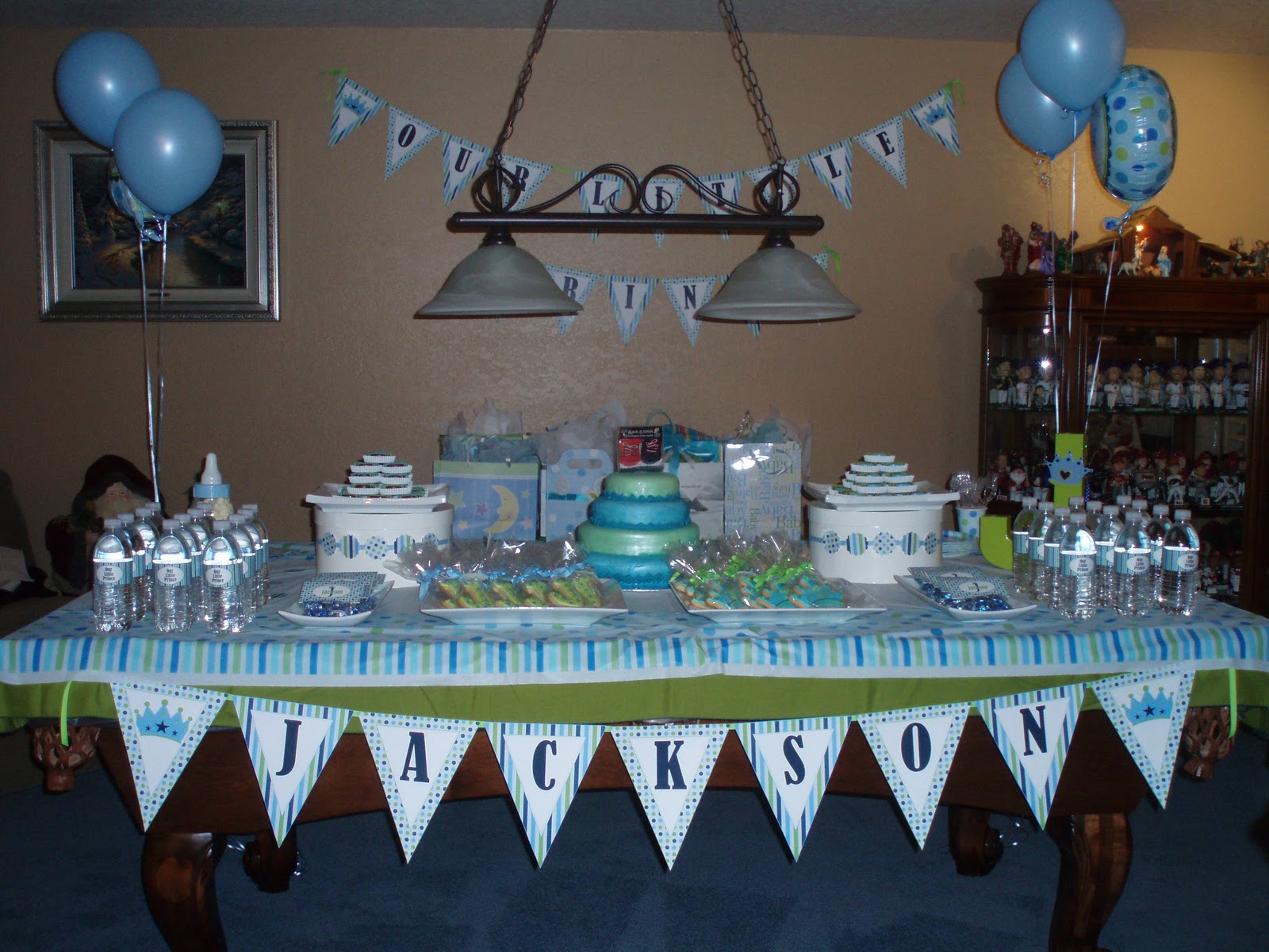 Kara's Little Prince Baby Shower Dessert Table