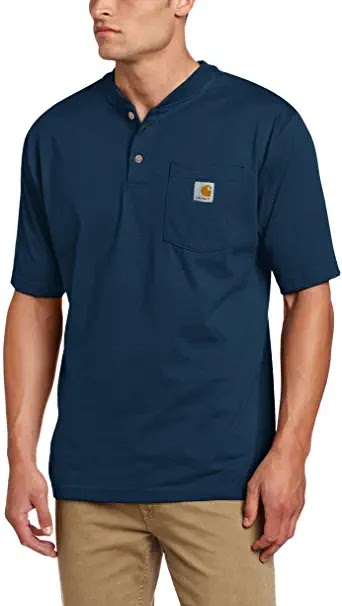 Carhartt Men's Workwear Pocket Henley Shirt (Regular and Big & Tall Sizes)
