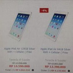 Harga iPad Air 2014