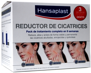 HANSAPLAST Reductor de cicatrices pack de tratamiento completo, 3 semanas GRATIS