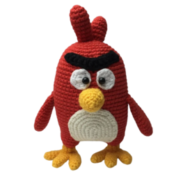 Angry bird rojo amigurumi