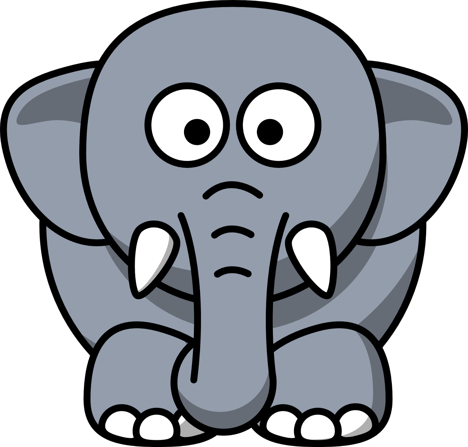 Kumpulan Gambar Animasi Kartun Gajah Terbaru Kolek Gambar