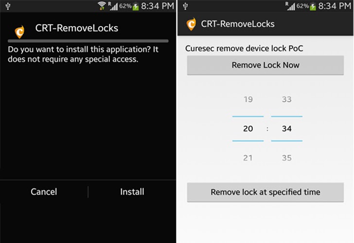 Remove Android Device Lock