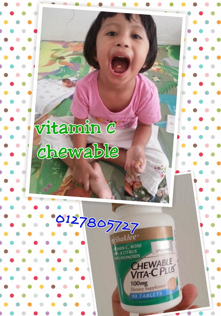 Vitamin C Chewable Shaklee Untuk Kanak-Kanak