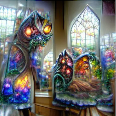 Stained Glass Monsters