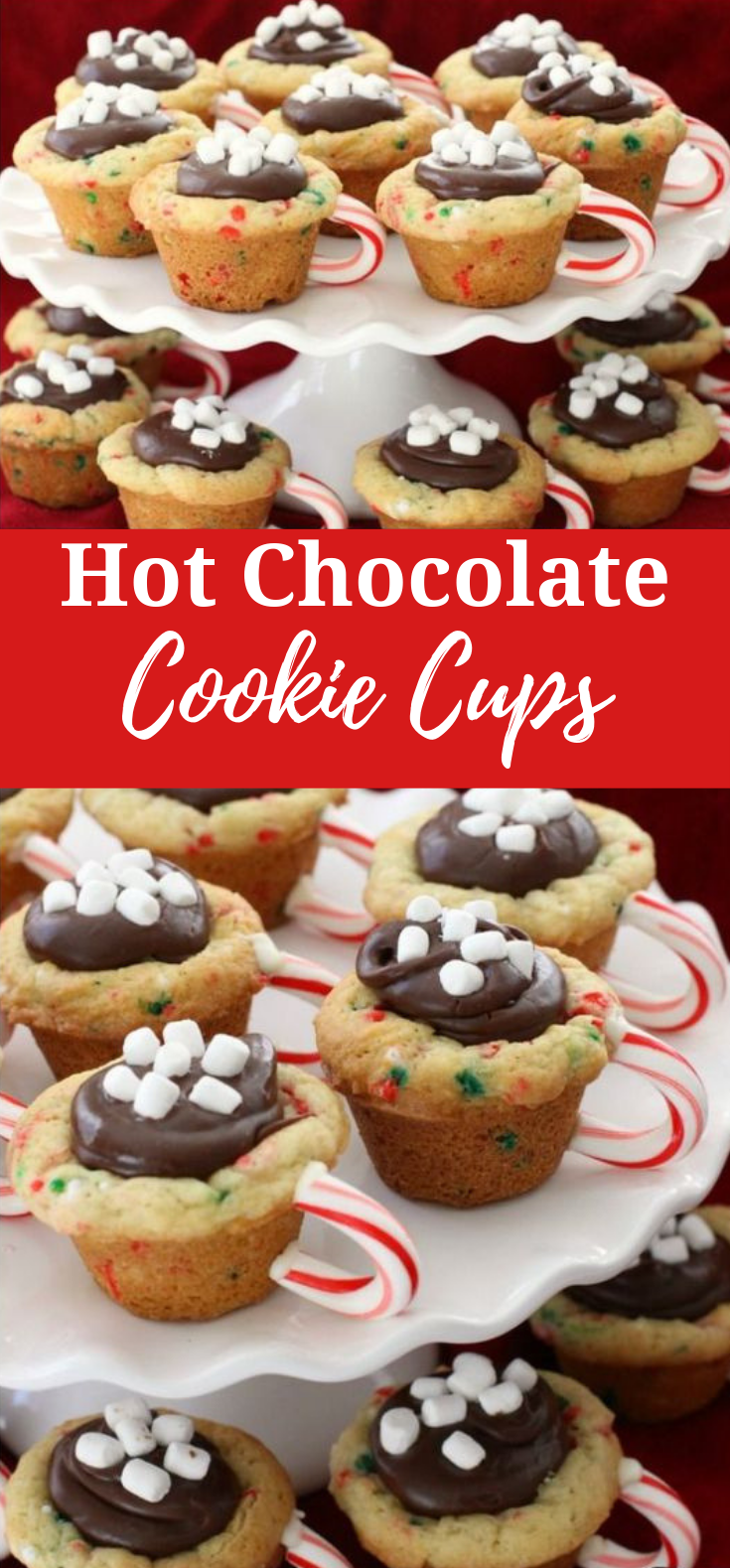 HOT CHOCOLATE CHRISTMAS COOKIES #Cookies #Christmas