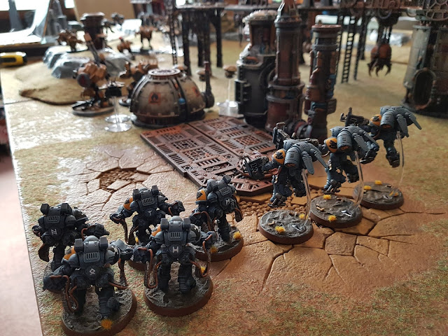 Warhammer 40k battle report - Maelstrom of War - Cleanse and Capture - 1500 points - T'au vs Space Wolves