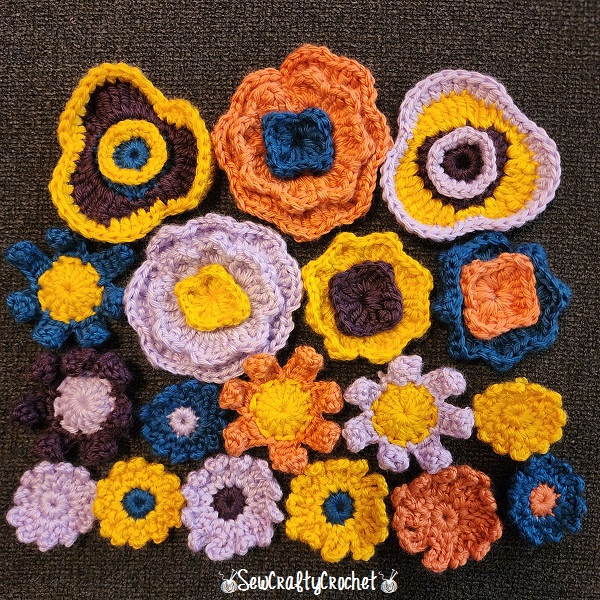 Flowers of the Month Granny Squares: 12 Squares and Instructions for a Blanket [Book]