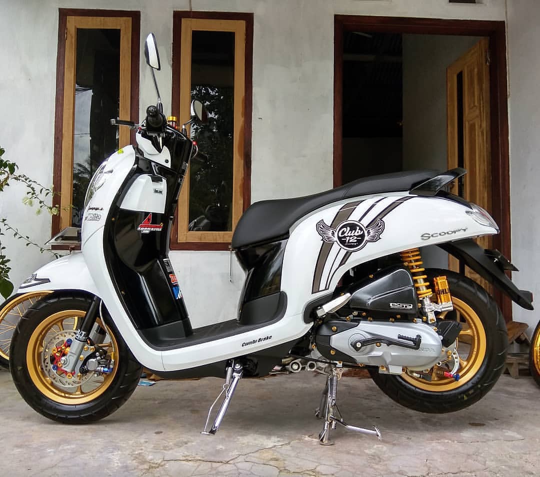 58 Foto Modifikasi Motor Scoopy Ring 12 Lebih Ciamik