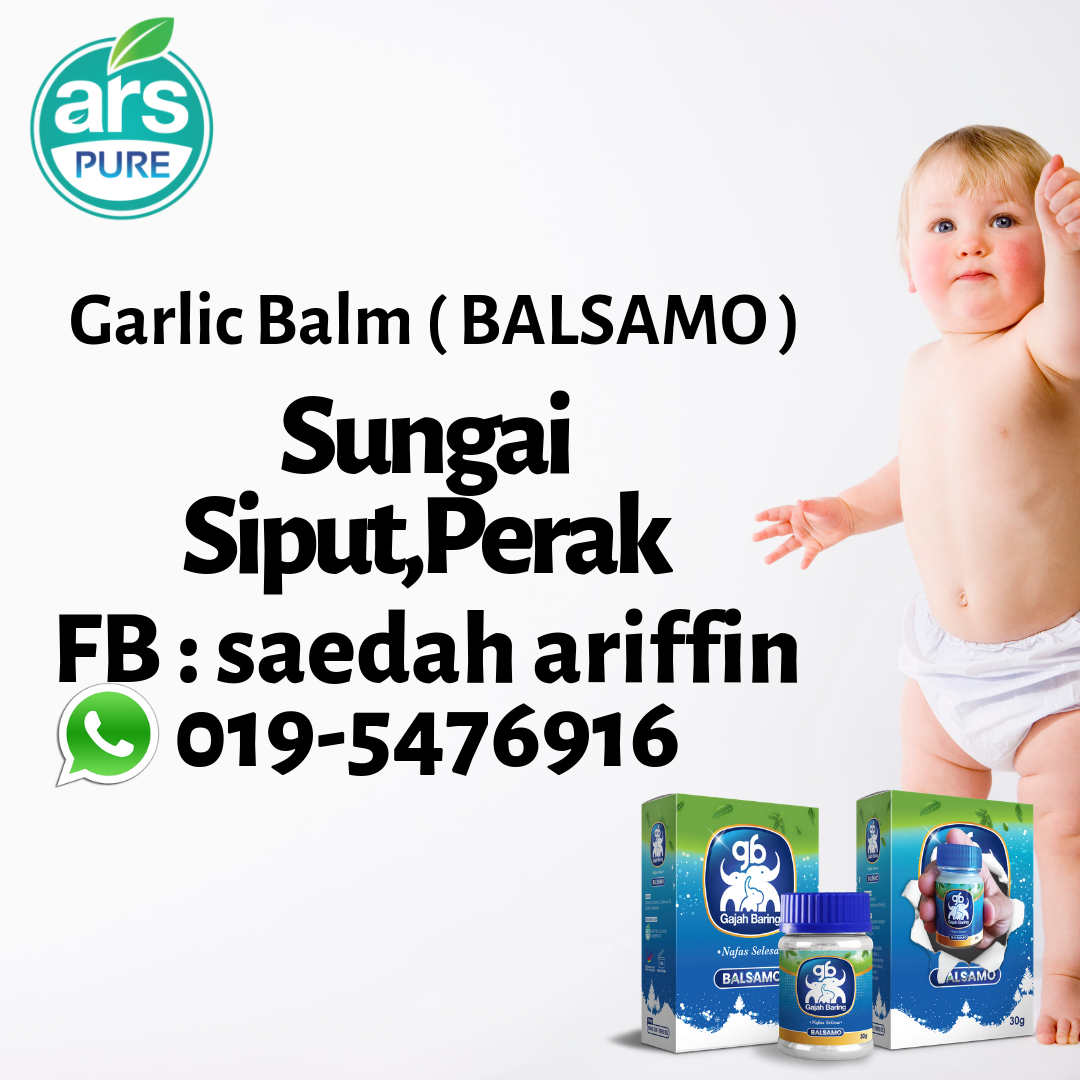 AKHIRNYA AKU DAH JUMPA GARLIC BALM YANG SERASI DENGAN ANAK AKU