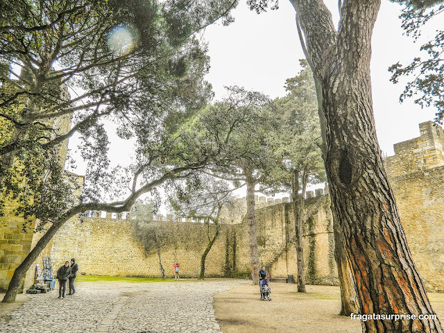 O Castelo de São Jorge em Lisboa