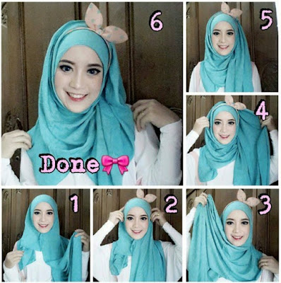 Tutorial Hijab Pashmina Tanpa Ciput Ninja Sederhana