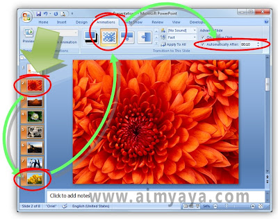 Pada beberapa aplikasi untuk photo atau gambar Cara Membuat Foto Slideshow dengan Powerpoint