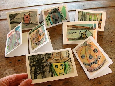 Handmade Halloween Cards Collection