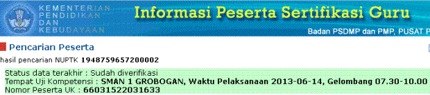 CARA CARI NAMA, TEMPAT DAN JADWAL PELAKSANAAN UKG 2013 