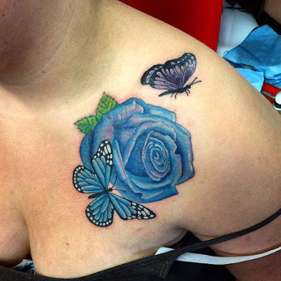 Romeo Lacoste on Twitter: "Watercolor rose tattoo 