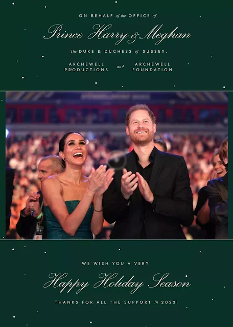 Meghan Markle and Prince Harry's Christmas Card Sends a Defiant Message to the Royal Family