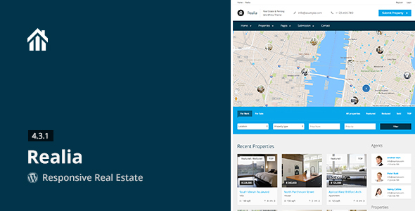 realia - responsive real estate wordpress theme free download