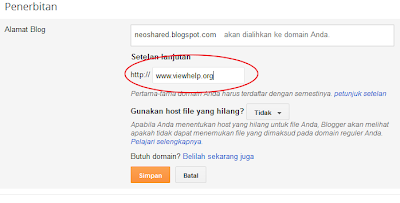 Cara Mengganti Blogspot ke Domain Intuit