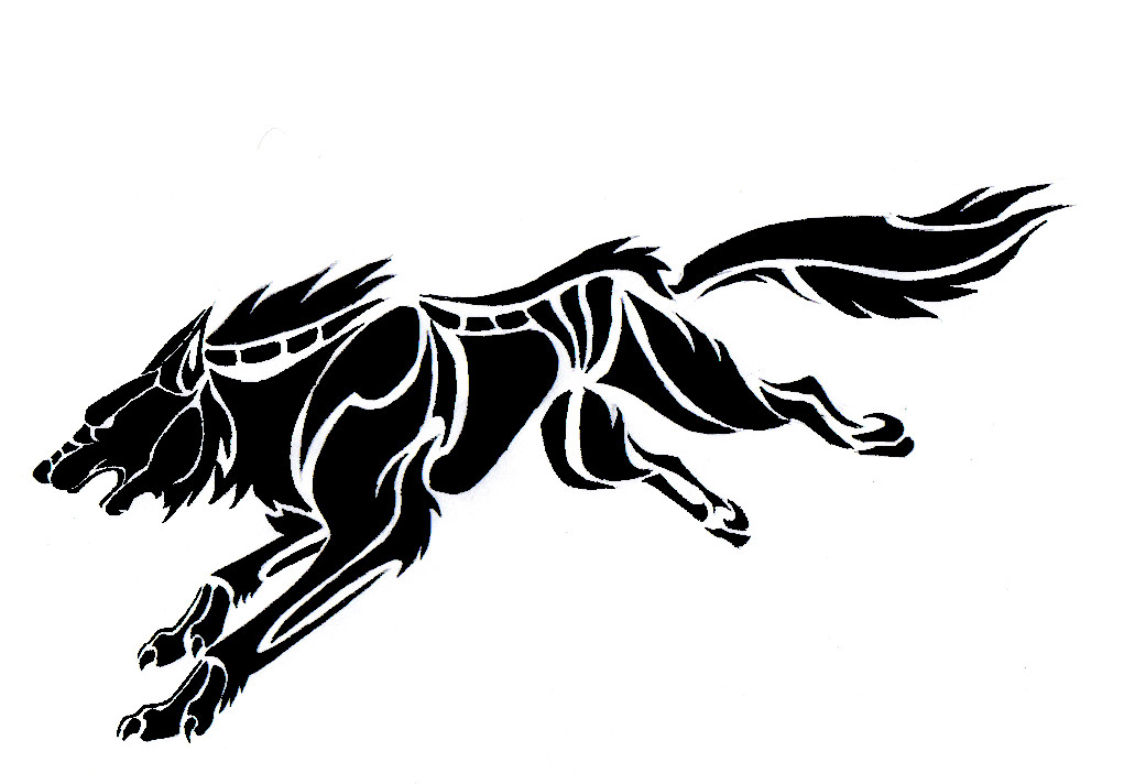 Wolf Tattoo Designs Size:301x400 - 29k: Flash Free Wolf Tattoo