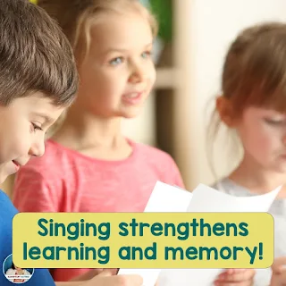 Sing With Your Students! Research on the brain and learning tell us that singing is a great way to enhance learning. Plus, it's fun!