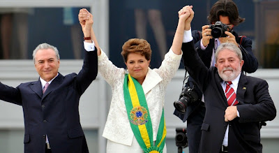 Resultado de imagem para Eles quebraram o Brasil - dilma lula e temer