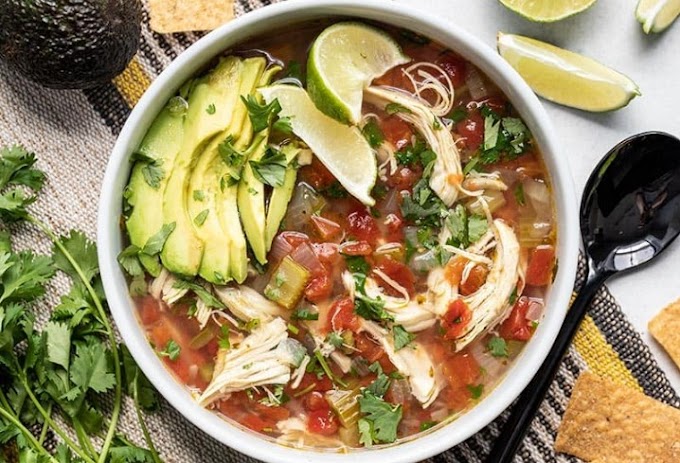 Chicken and Lime Soup #healthy #lowcarb