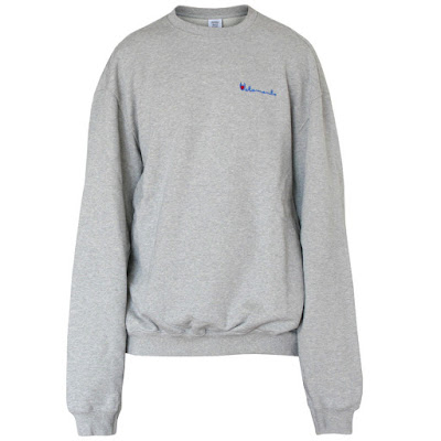 vetements men's oversized sweatshirt