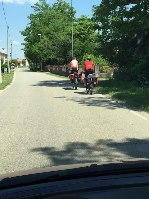 Cicloturisti della Monaco Venezia