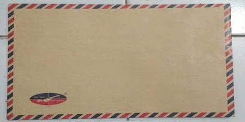 contoh surat pos biasa