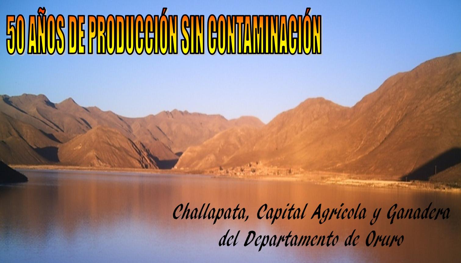 "50 AÑOS DE PRODUCCION, SIN CONTAMINACION"