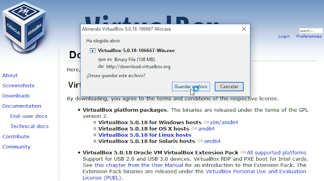 Como Instalar VirtualBox en Windows