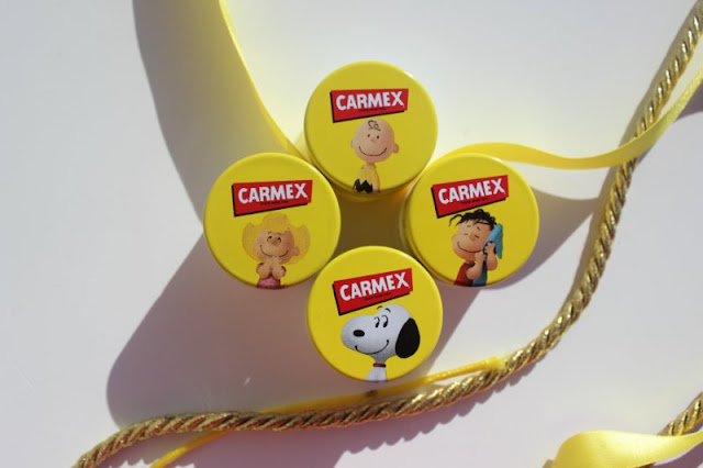 Snoopy and Charlie Brown Carmex Lip Balms