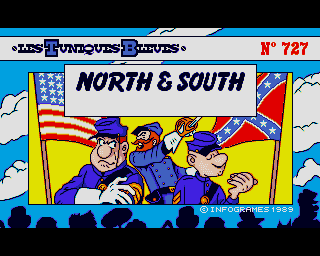 główny screen z gry amiga north & south