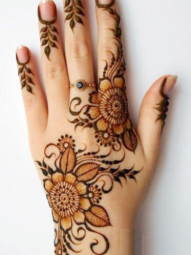 Easy Arabic Beautiful Mehndi Design