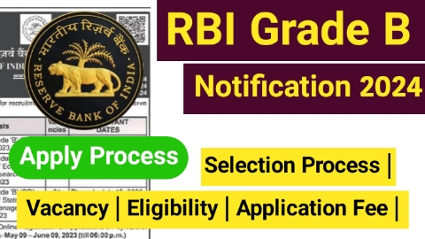 RBI Grade B Notification 2024