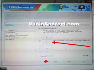 flash samsung dengan Odin