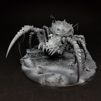 necromunda giant spider conversion inq28 blanchitsu 40k