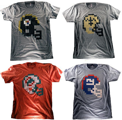 8 Bit Apparel - “Pittsburg”, “New Orleans”, “Miami” & “New York Giants” T-Shirts