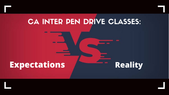 CA Inter Pendrive classes.