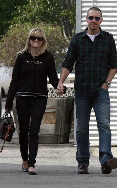 Reese Witherspoon and her fiance Jim Toth spotted out after church in Los Angeles