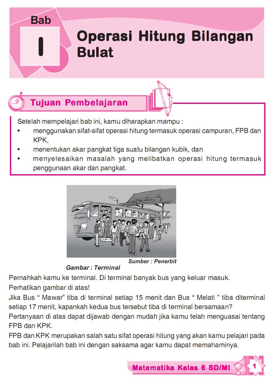 os2kangkung MATEMATIKA SD MI KELAS 6 BAB 1 OPERASI  HITUNG  