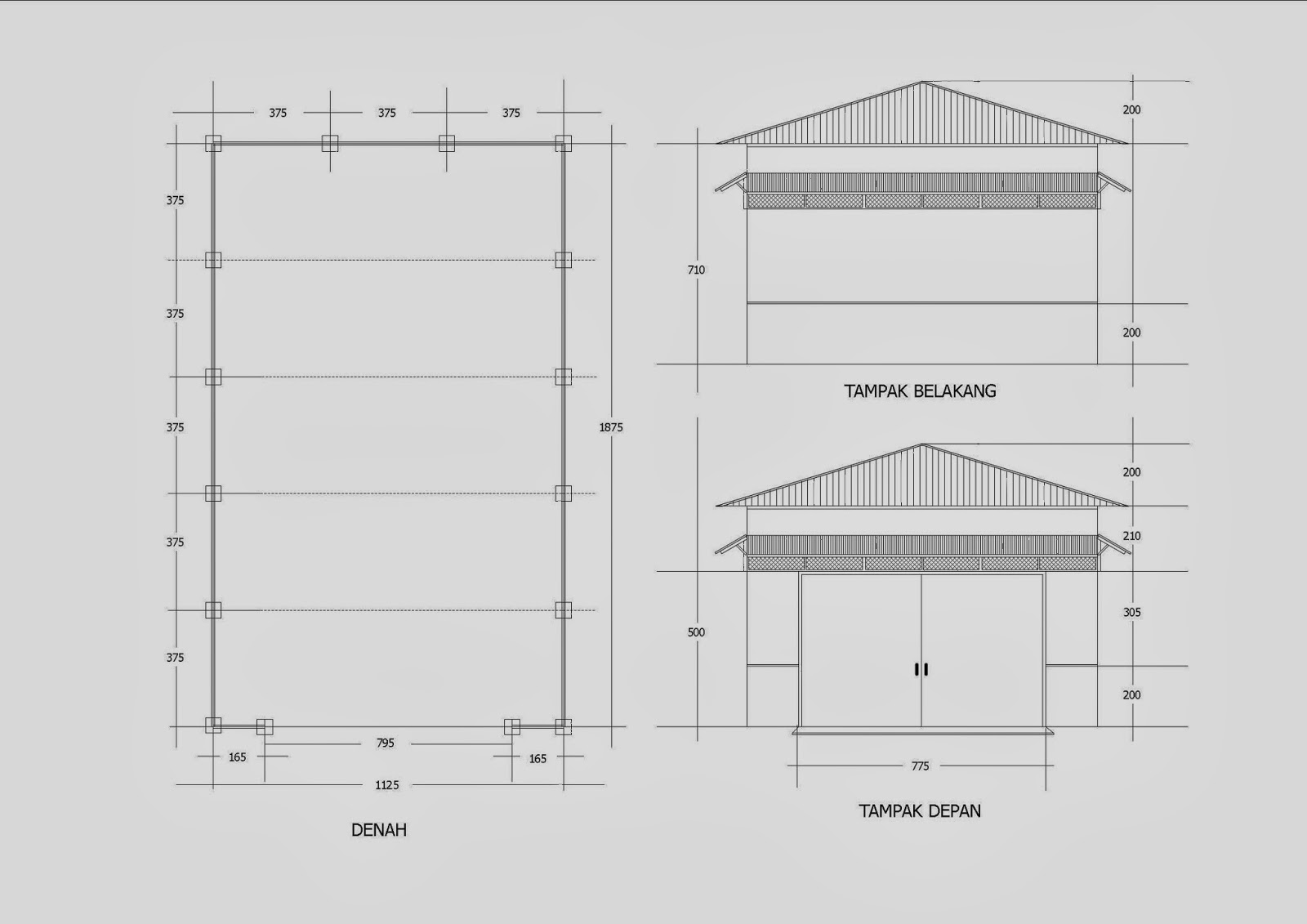 AMANG INTERIOR DESIGN Rencana gudang 