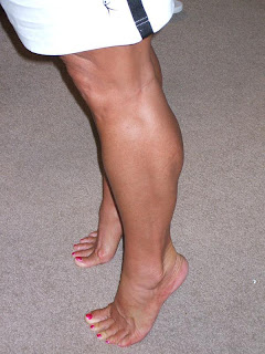 bbw natural muscular calves fetish